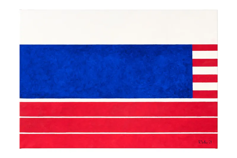 Quo Vadis America?, Movement #1 “US to Russia”, painting 6 of 7